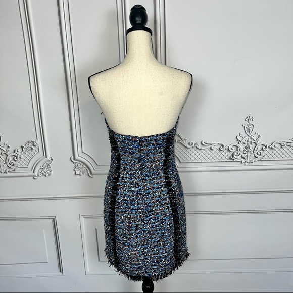 Lovers + Friends Blue Multi Luna Mini Dress | Size M - Picture 11 of 14